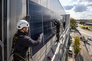 Fachgerechte Fassadenmontage Photovoltaik Maximale Energieeffizienz durch innovative Gebäudeintegration
